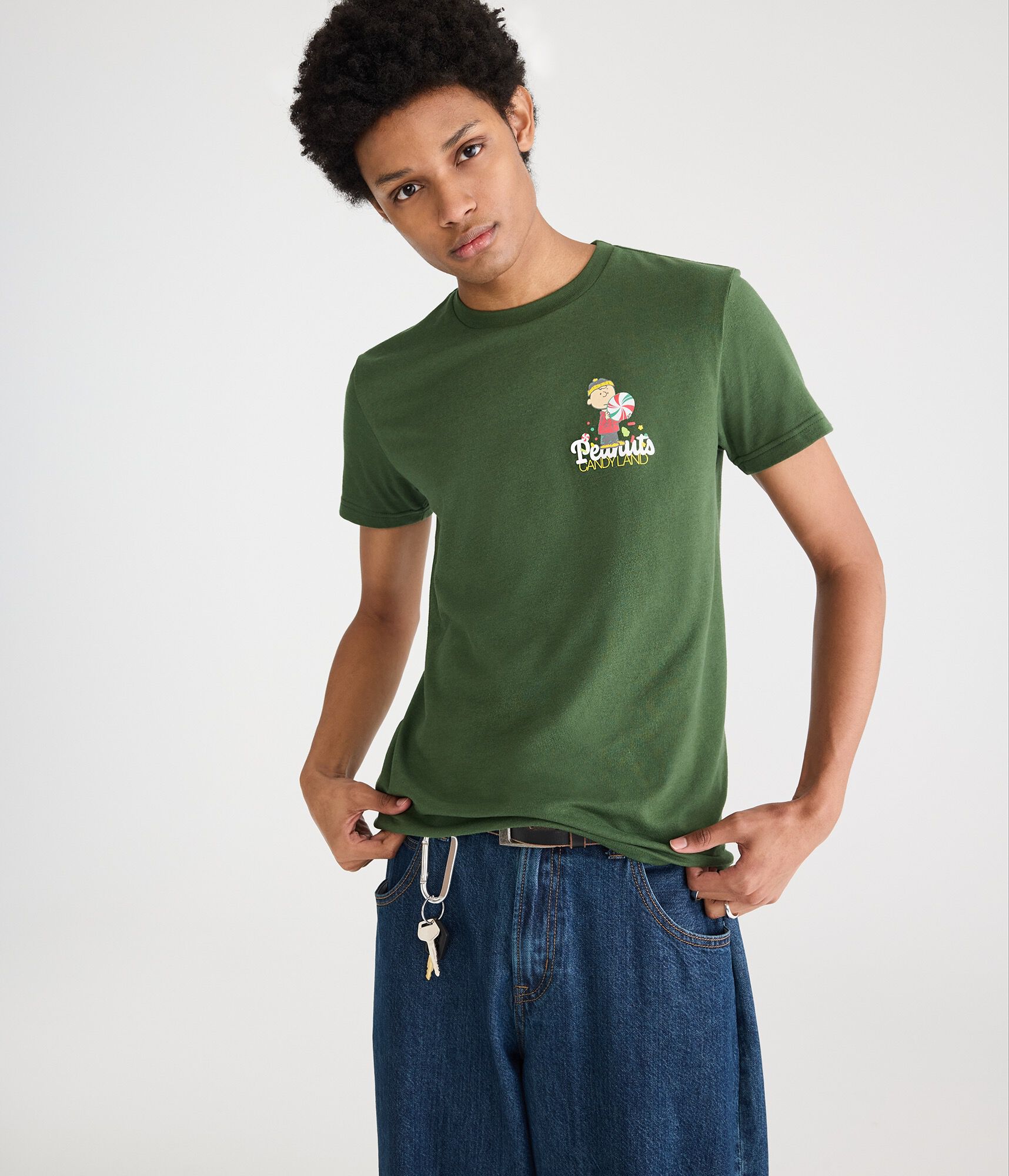Peanuts Candy Land Relaxed Graphic Tee
