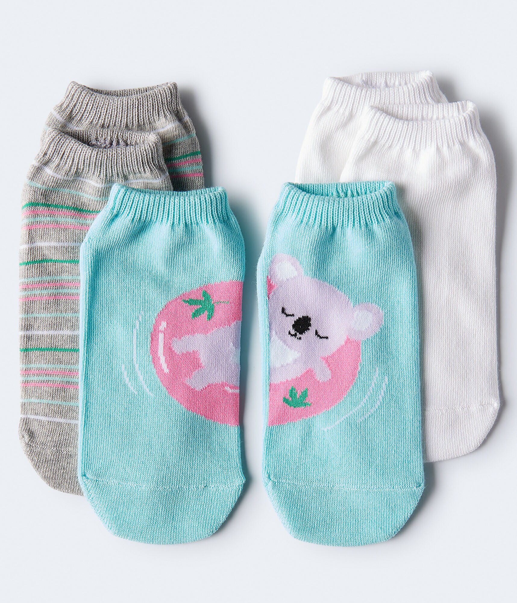 Pool Koala Ankle Sock 3-Pack