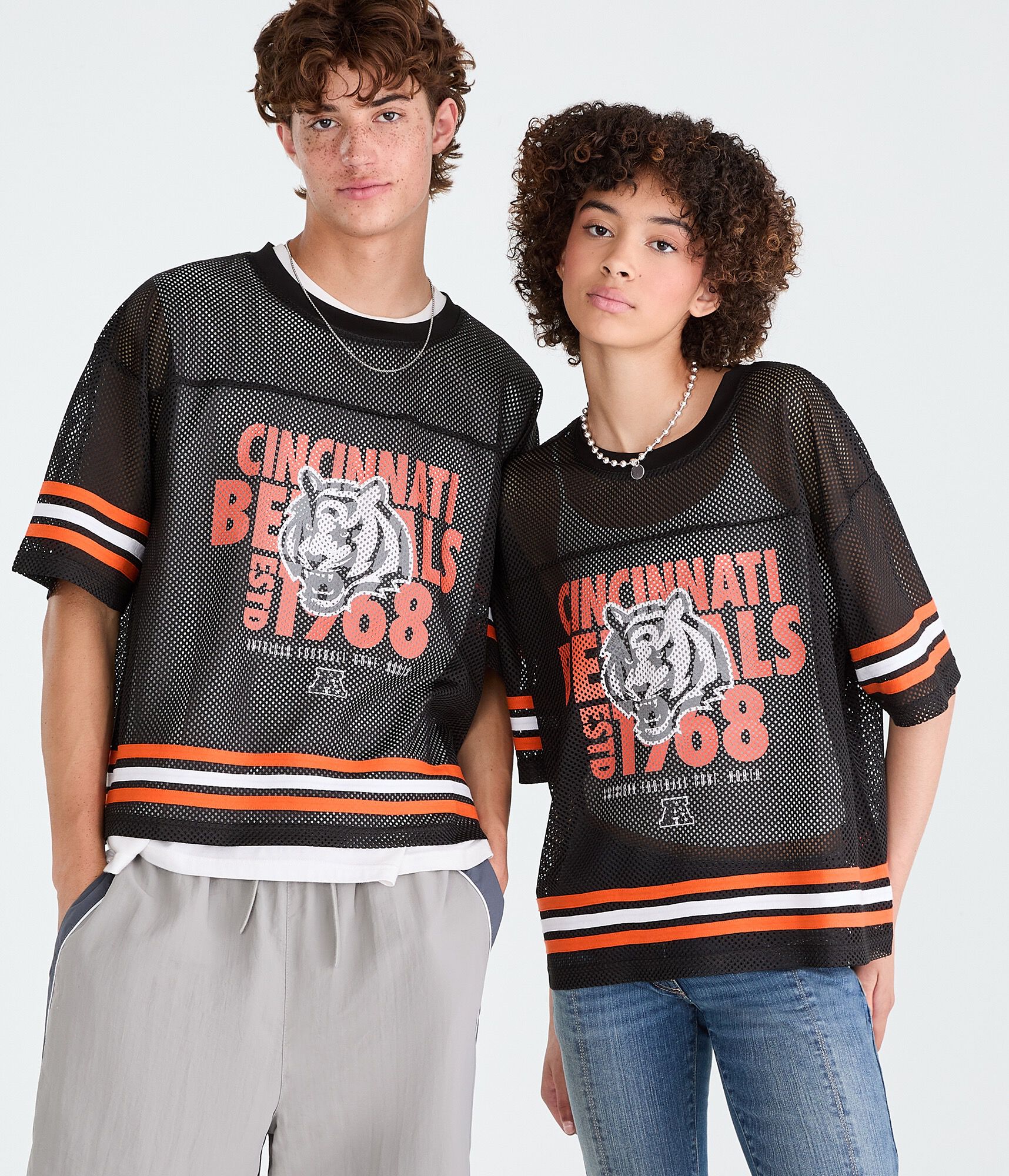 Cincinnati Bengals Boxy Mesh Top