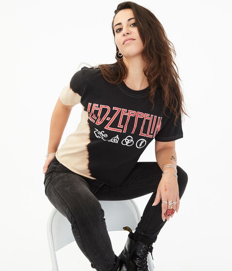 Led Zeppelin Cropped Graphic Tee*** Led Zeppelin Cropped Graphic Tee***