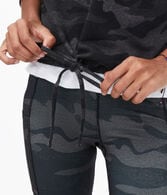 Camo Cinchable Pullover Hoodie