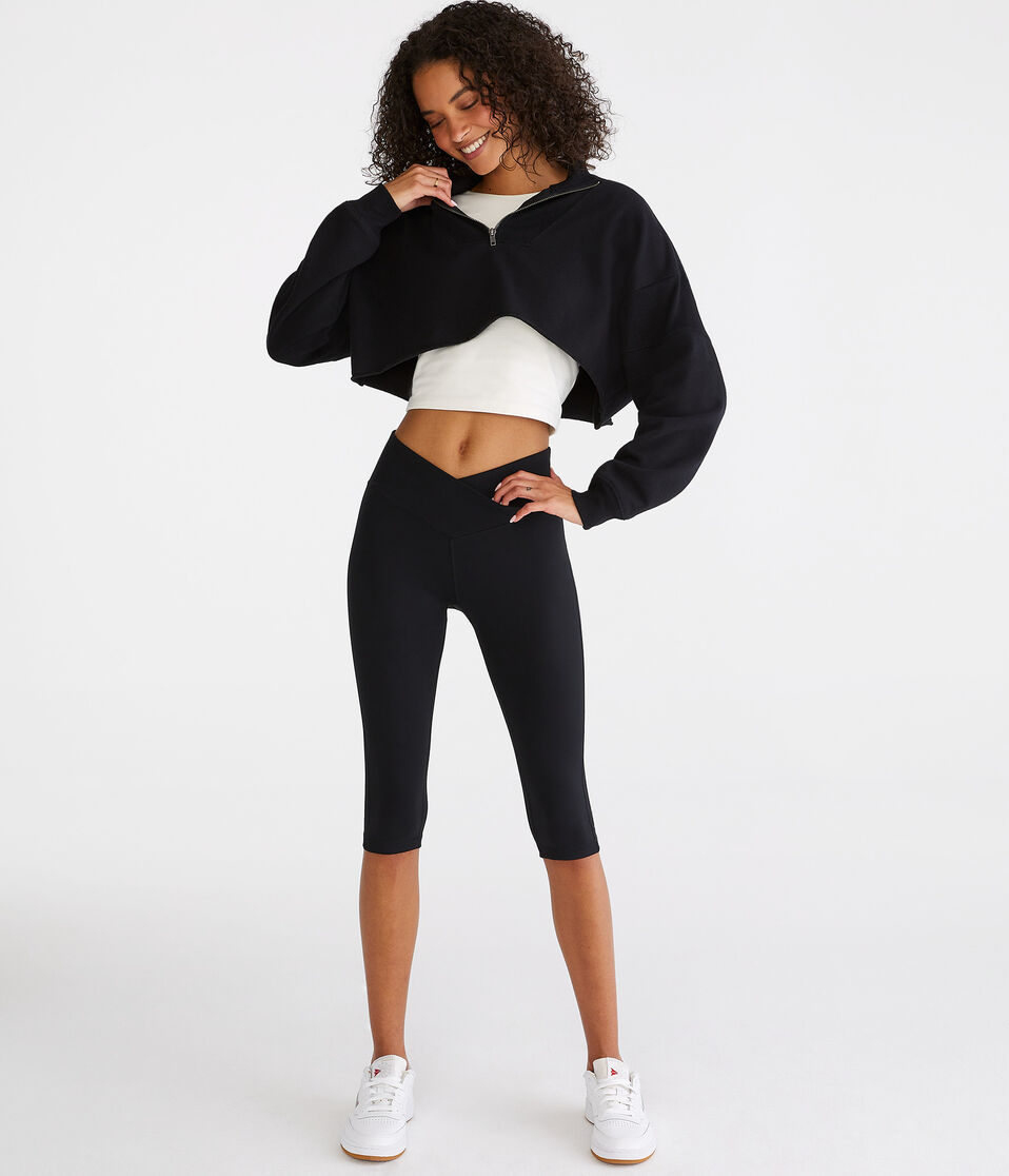 Air Softspun High-Rise Crossover Cropped Leggings
