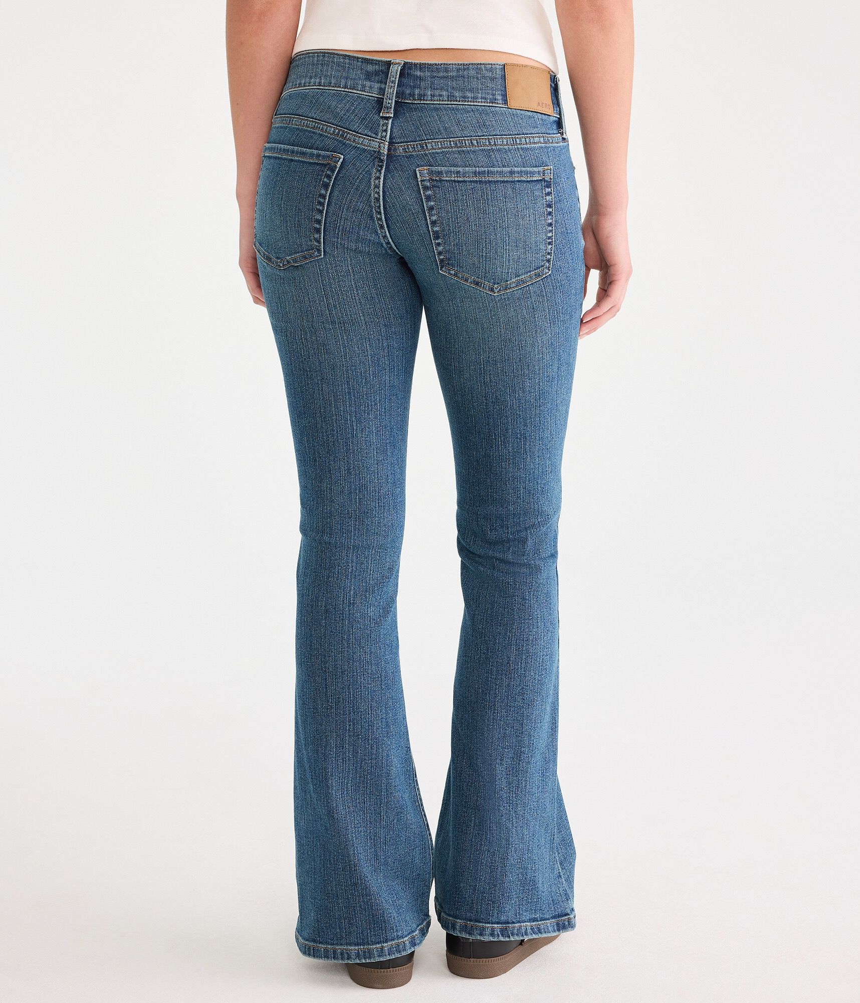 Low-Rise Flare Jean