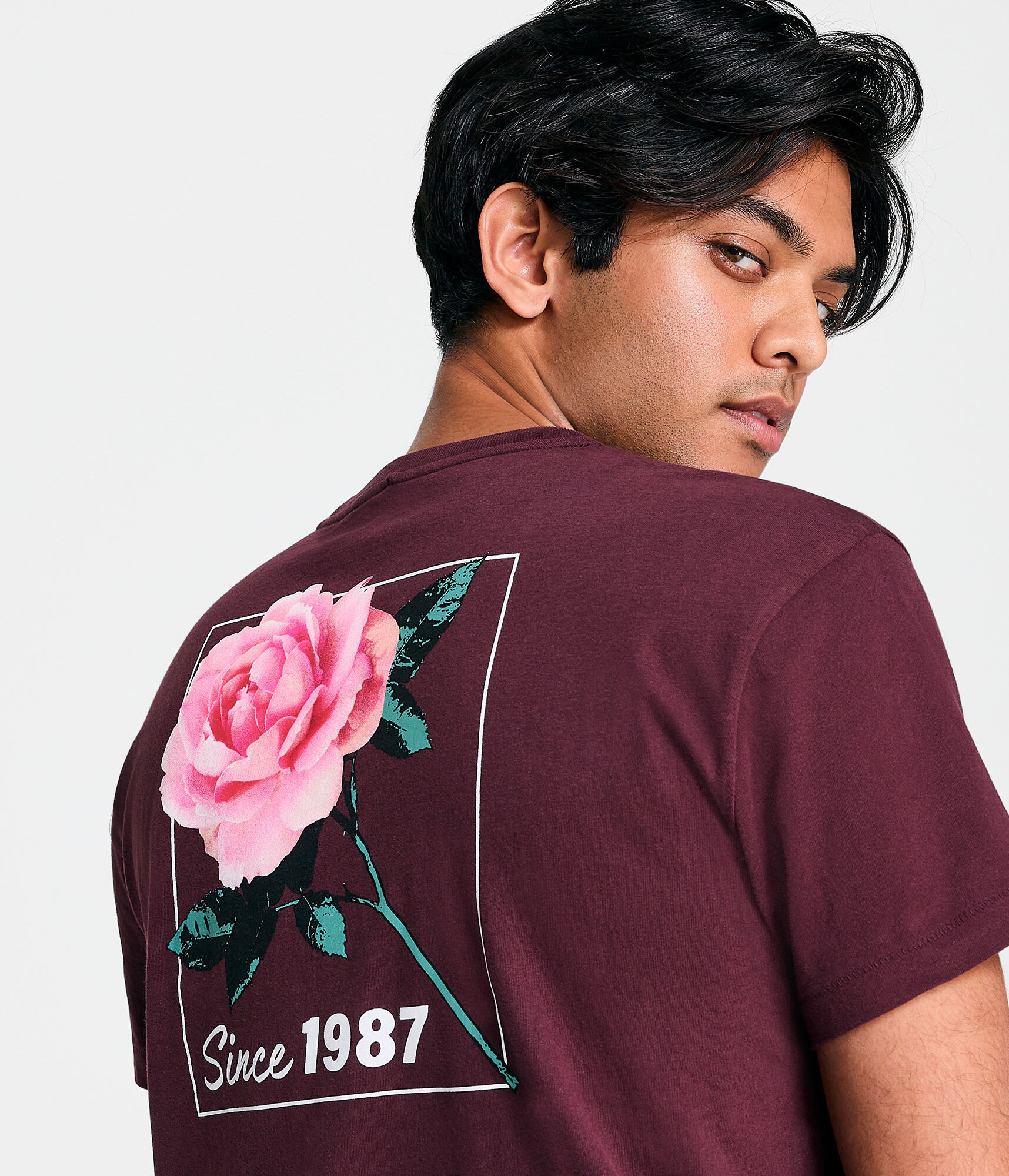 Aeropostale Rose Graphic Tee