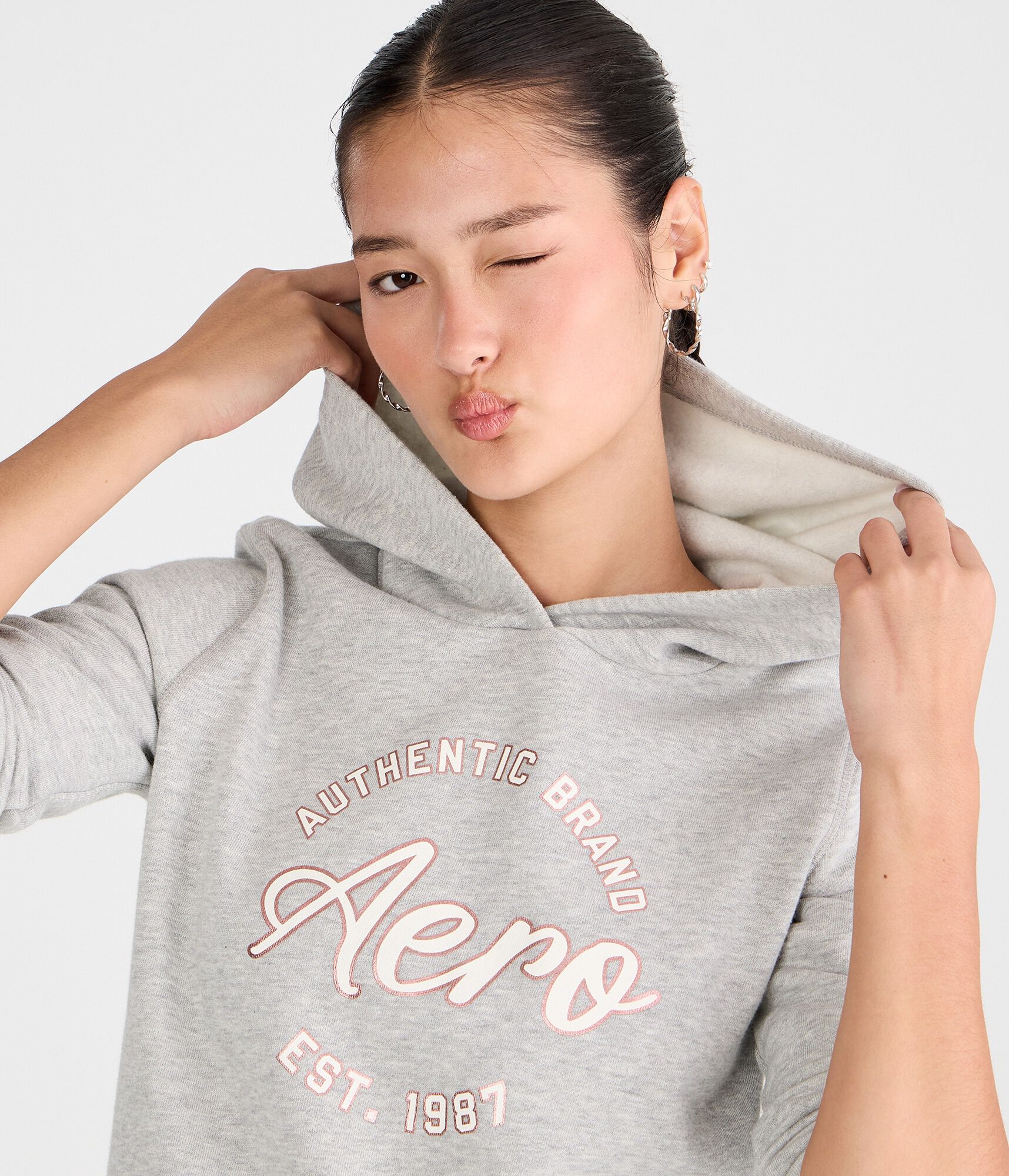 Aero Authentic Brand Pullover Hoodie