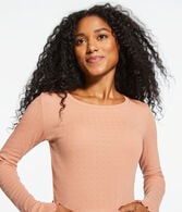 Long Sleeve Ribbed Cropped Shrunken Tee