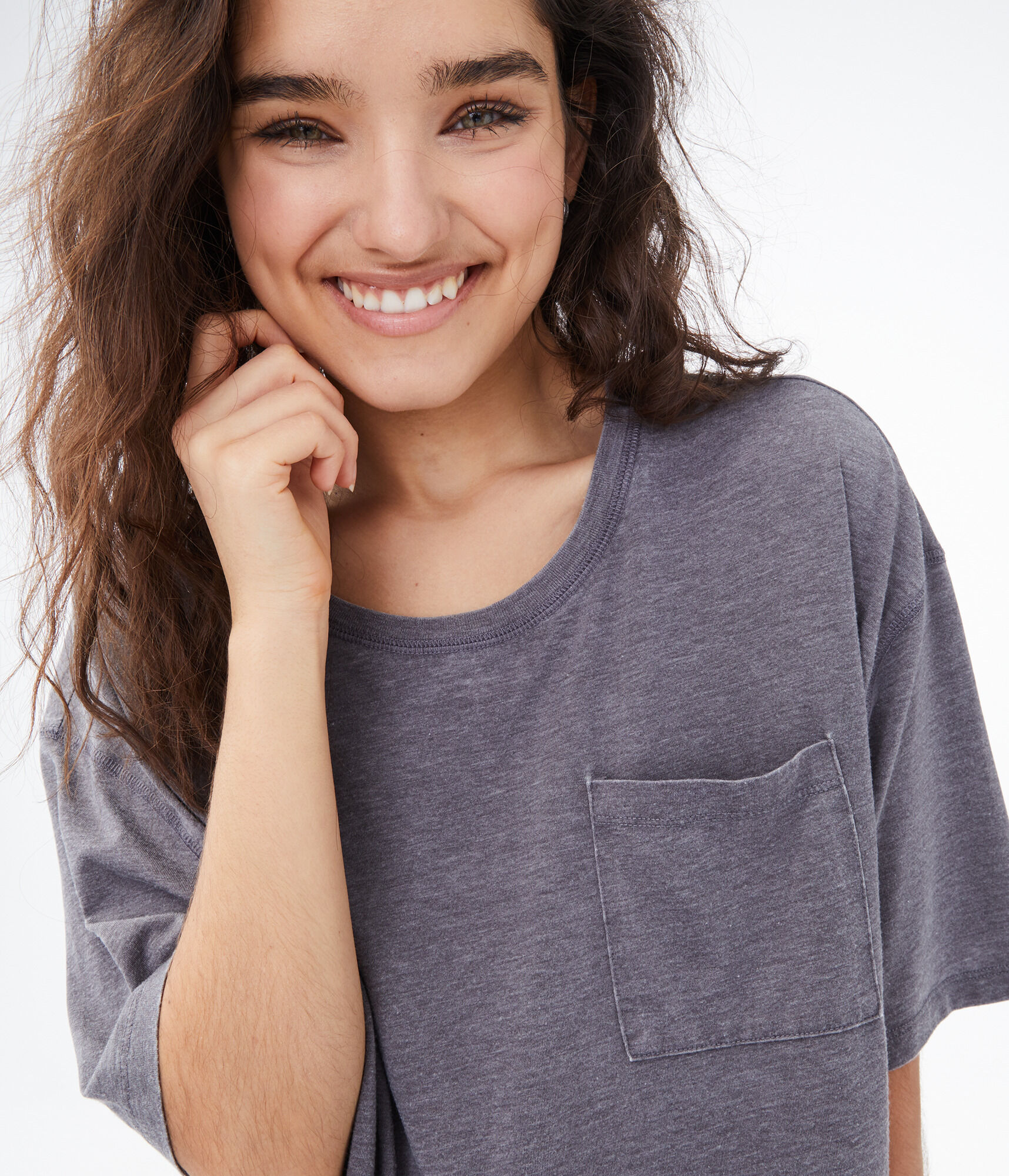 Burnout Boyfriend Oversized Crew Tee