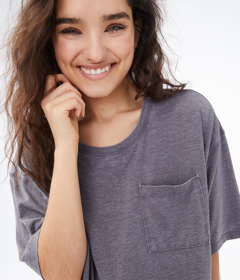 Burnout Boyfriend Oversized Crew Tee