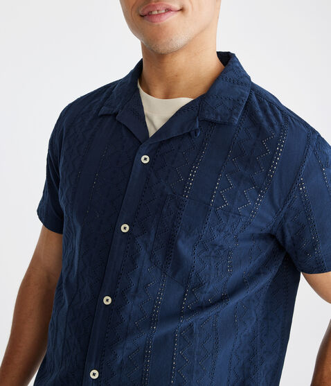 Geometric Textured Shirt Geometric Textured Shirt