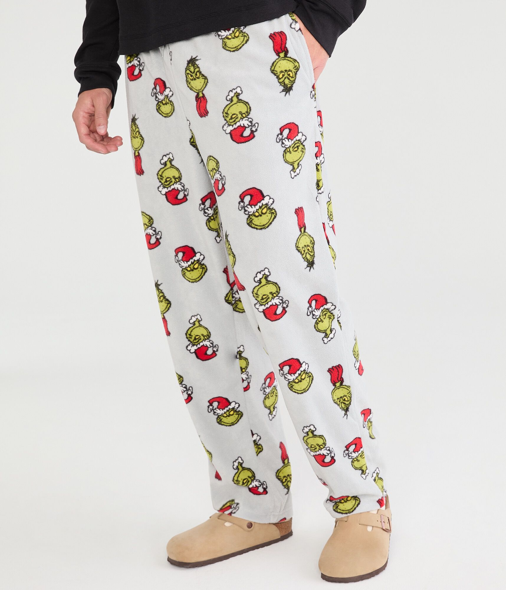Christmas Grinch Polyfleece Sleep Pants