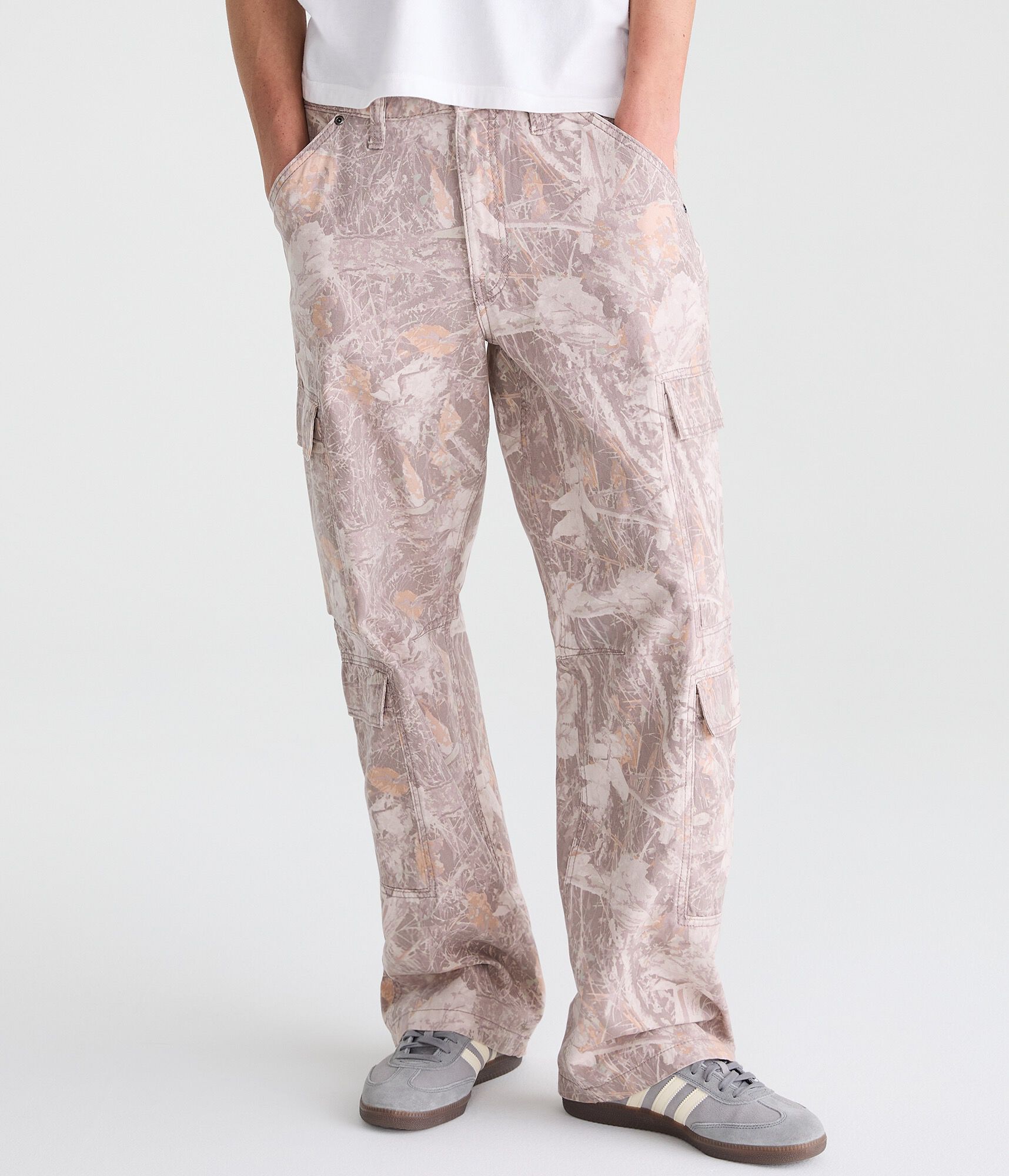 Forest Camo Baggy Cargo Pants