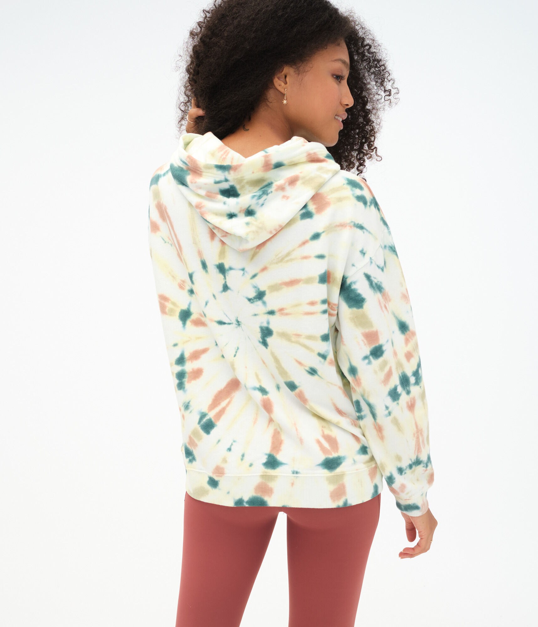 Tie-Dye Oversized Pullover Hoodie