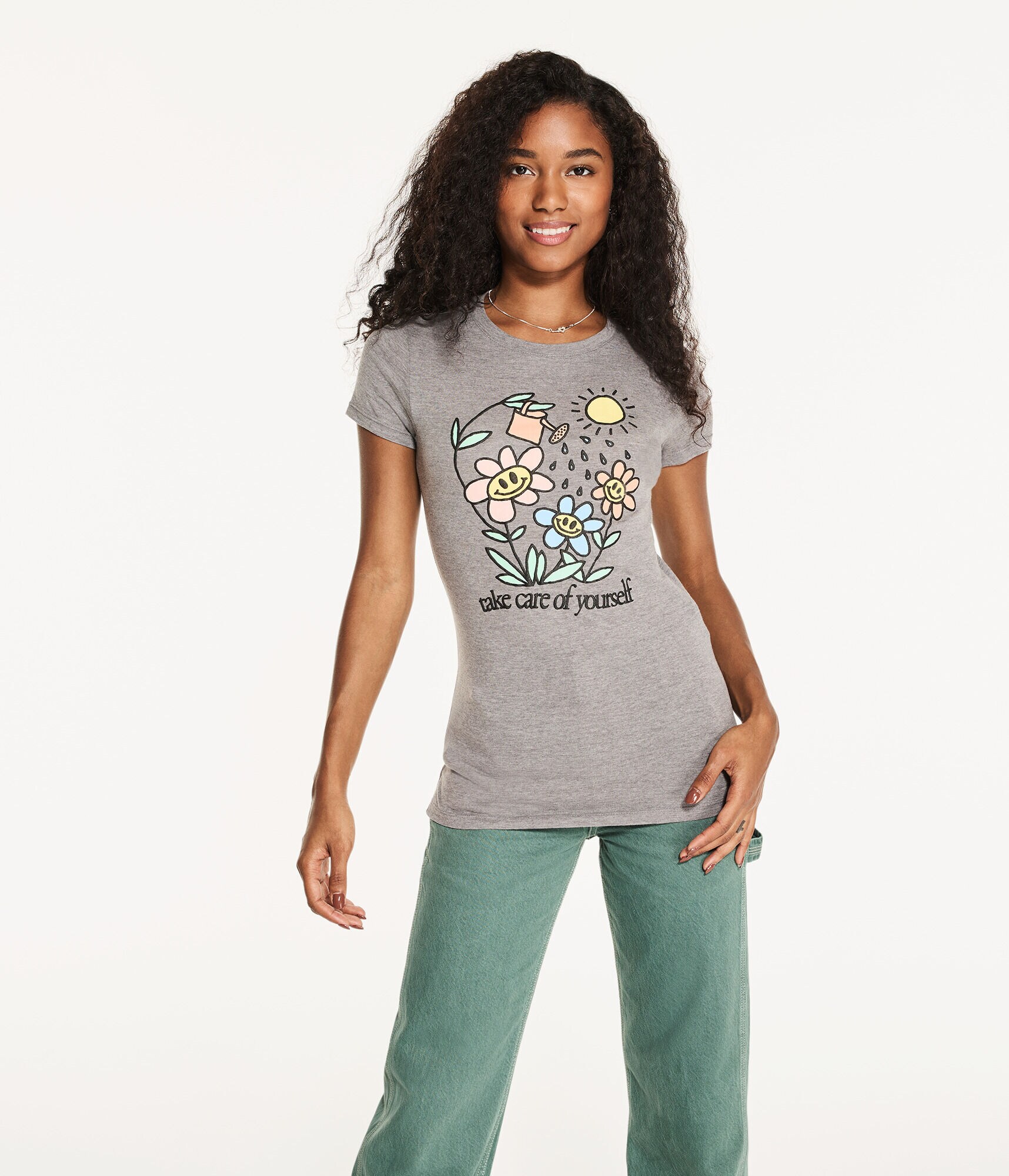 Take Care Daisies Graphic Tee