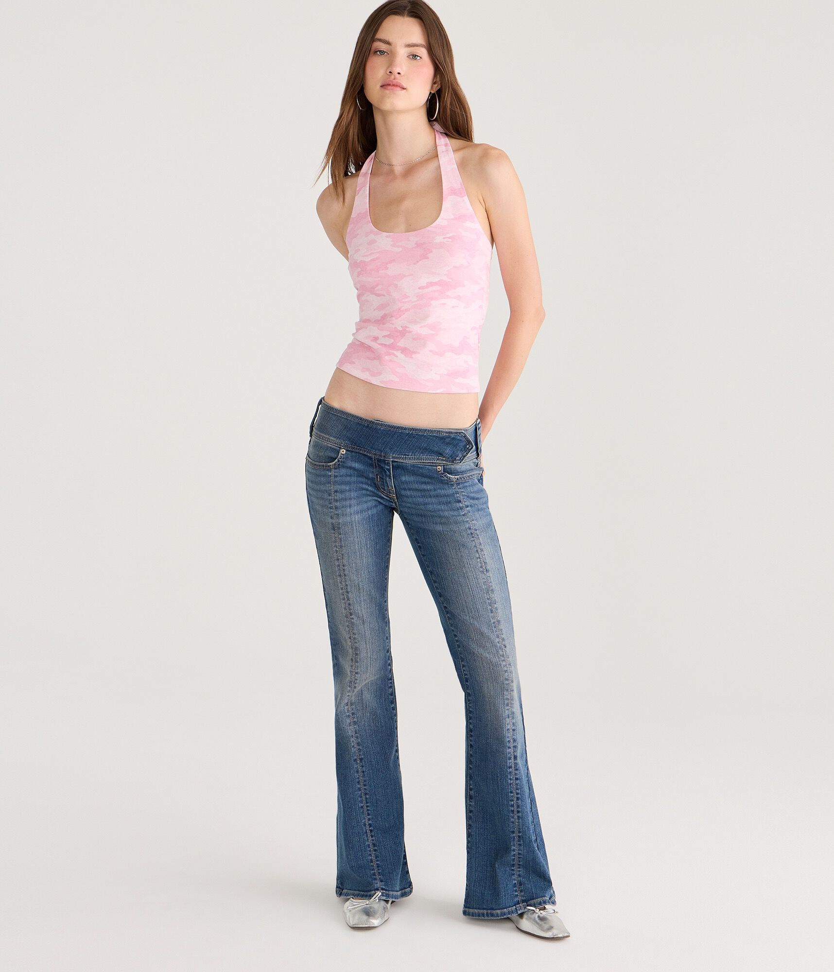 Seriously Soft Camo Everyday Halter Top