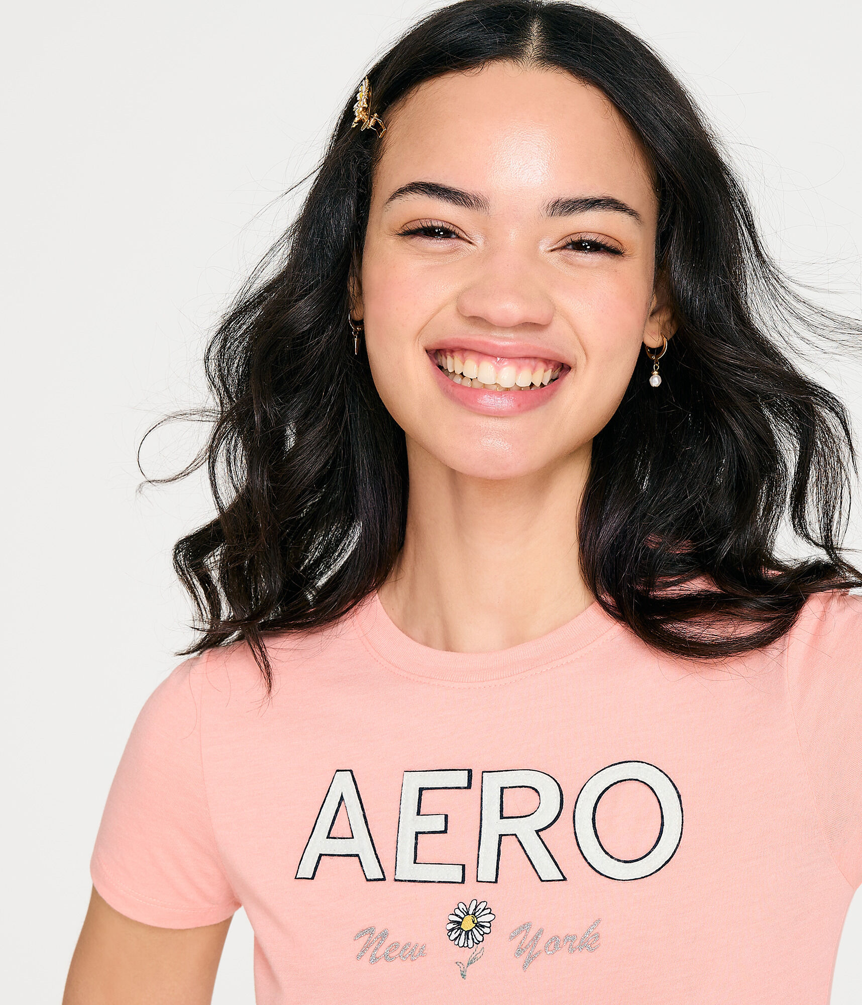 Aero New York Daisy Graphic Tee