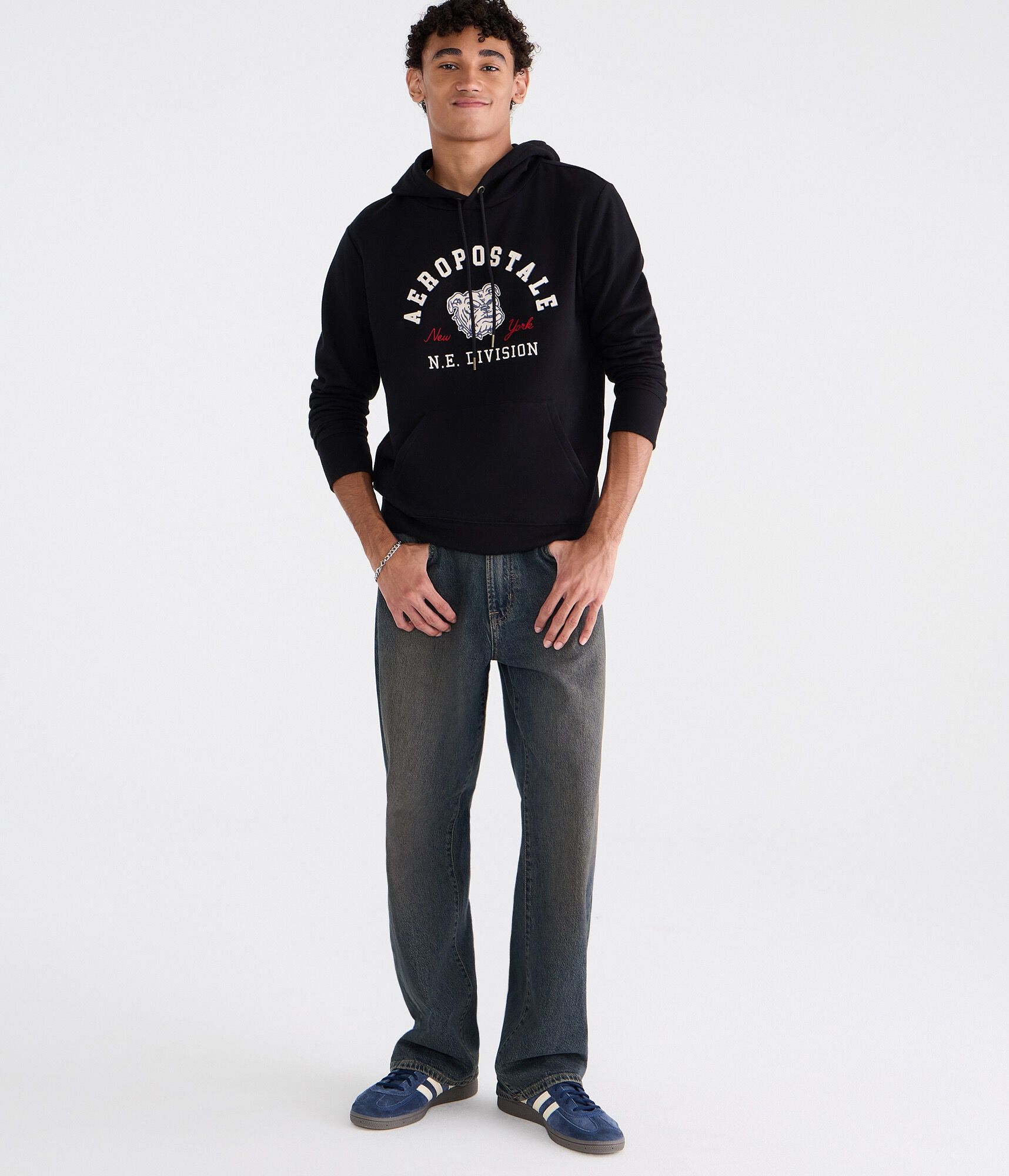 Aeropostale Bulldog Heritage Pullover Hoodie