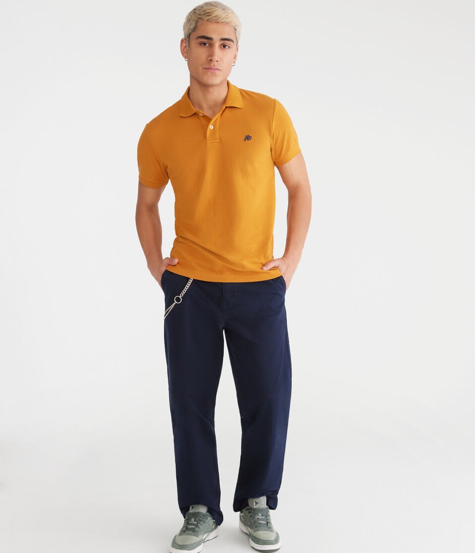 Eco A87 Logo Piqué Polo