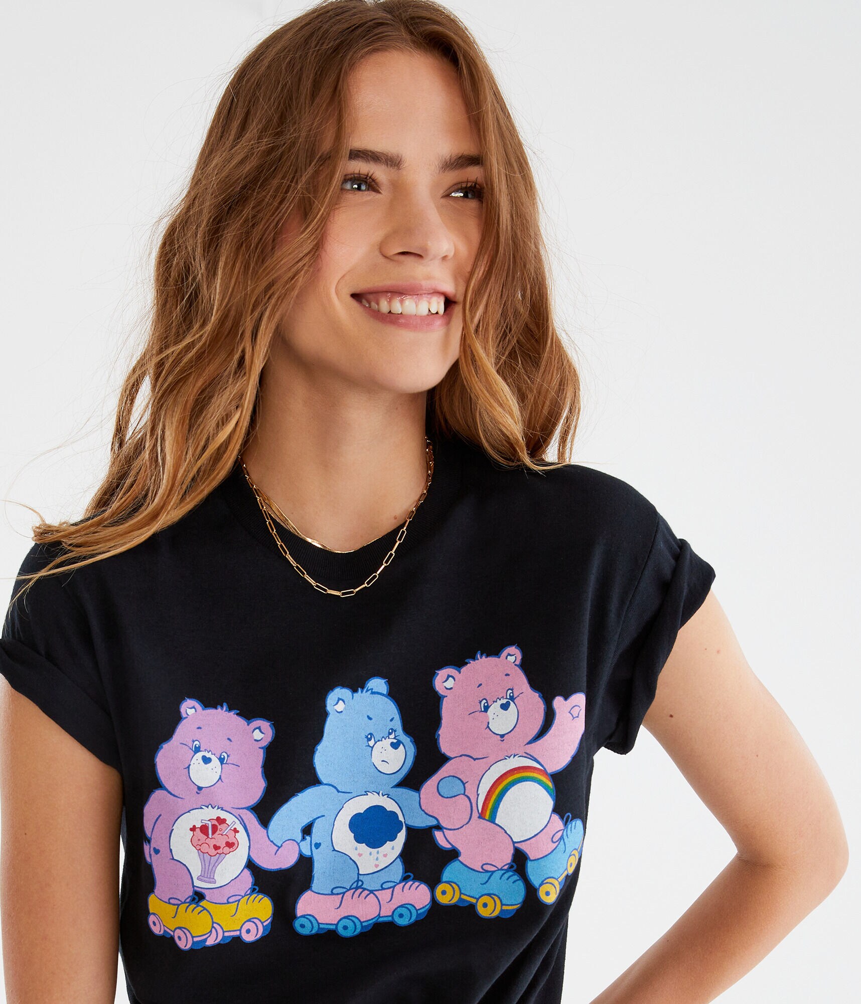 Care Bears Rollerskating Boyfriend Graphic Tee