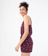 Ikat Button Romper
