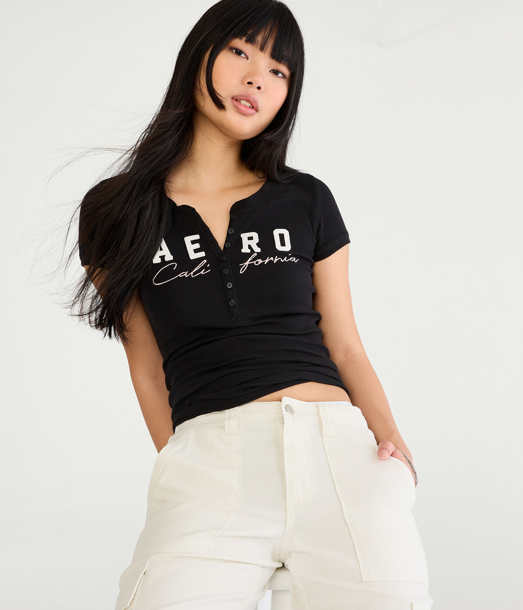 Aero California Graphic Henley