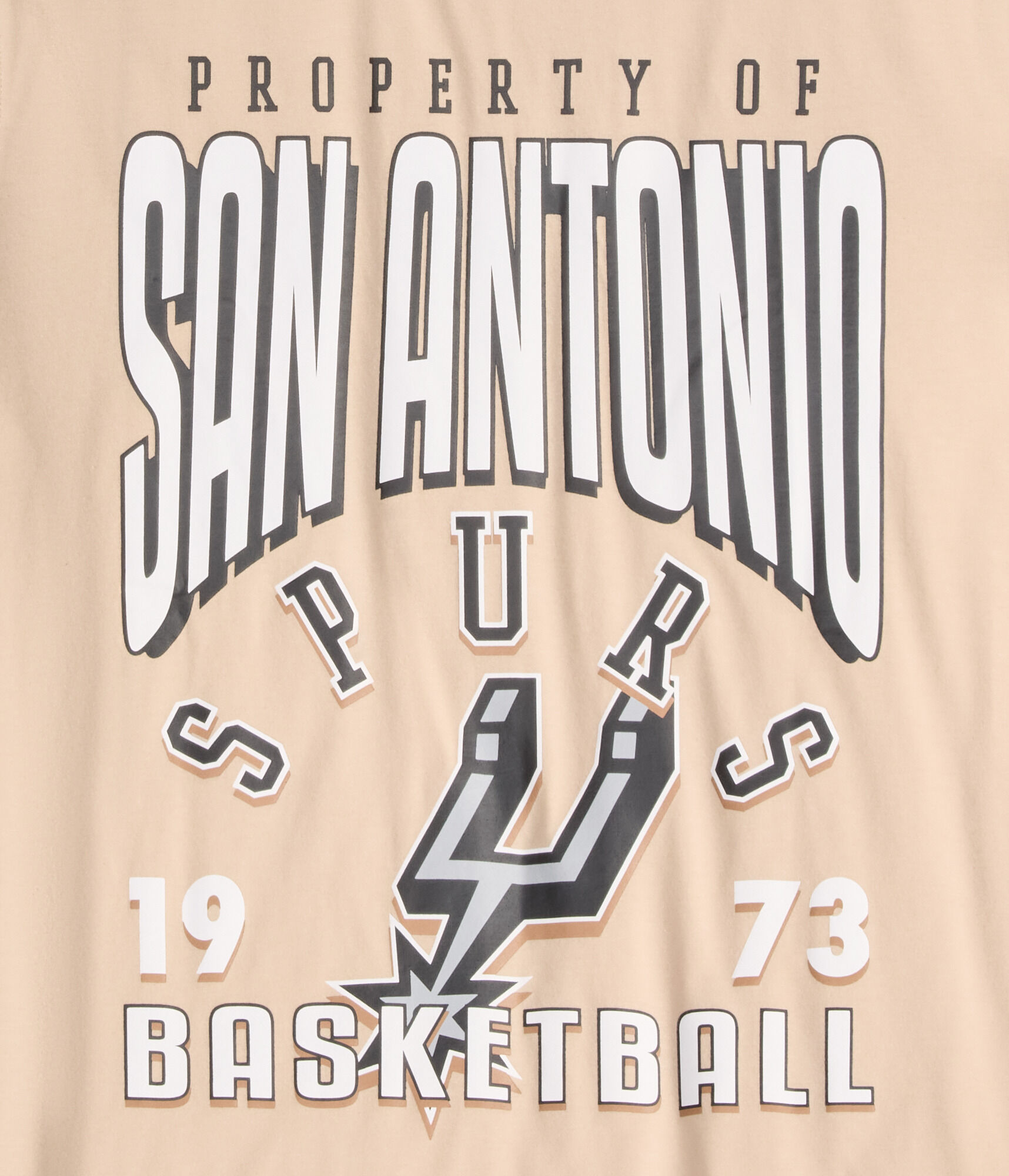 Property Of San Antonio Spurs Relaxed Graphic Tee