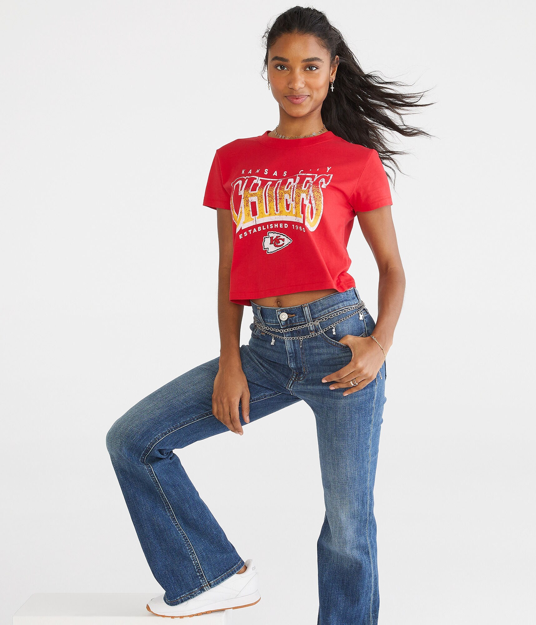 Kansas City Chiefs Vintage Fit Graphic Tee