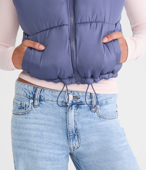 Lightweight Cropped Puffer Vest Lightweight Cropped Puffer Vest