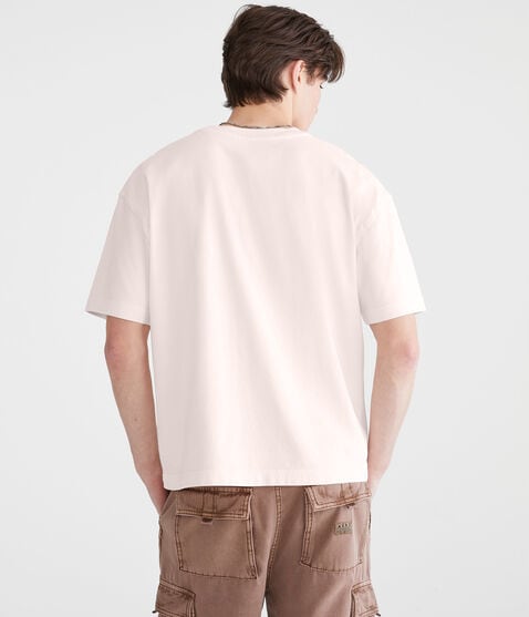 Washed Boxy Fit Crew Tee Washed Boxy Fit Crew Tee