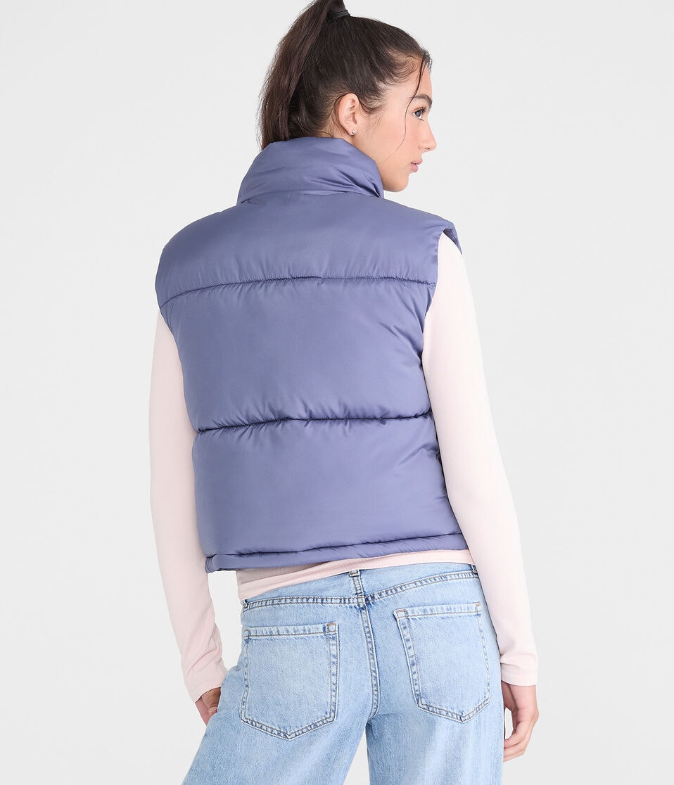 Lightweight Cropped Puffer Vest