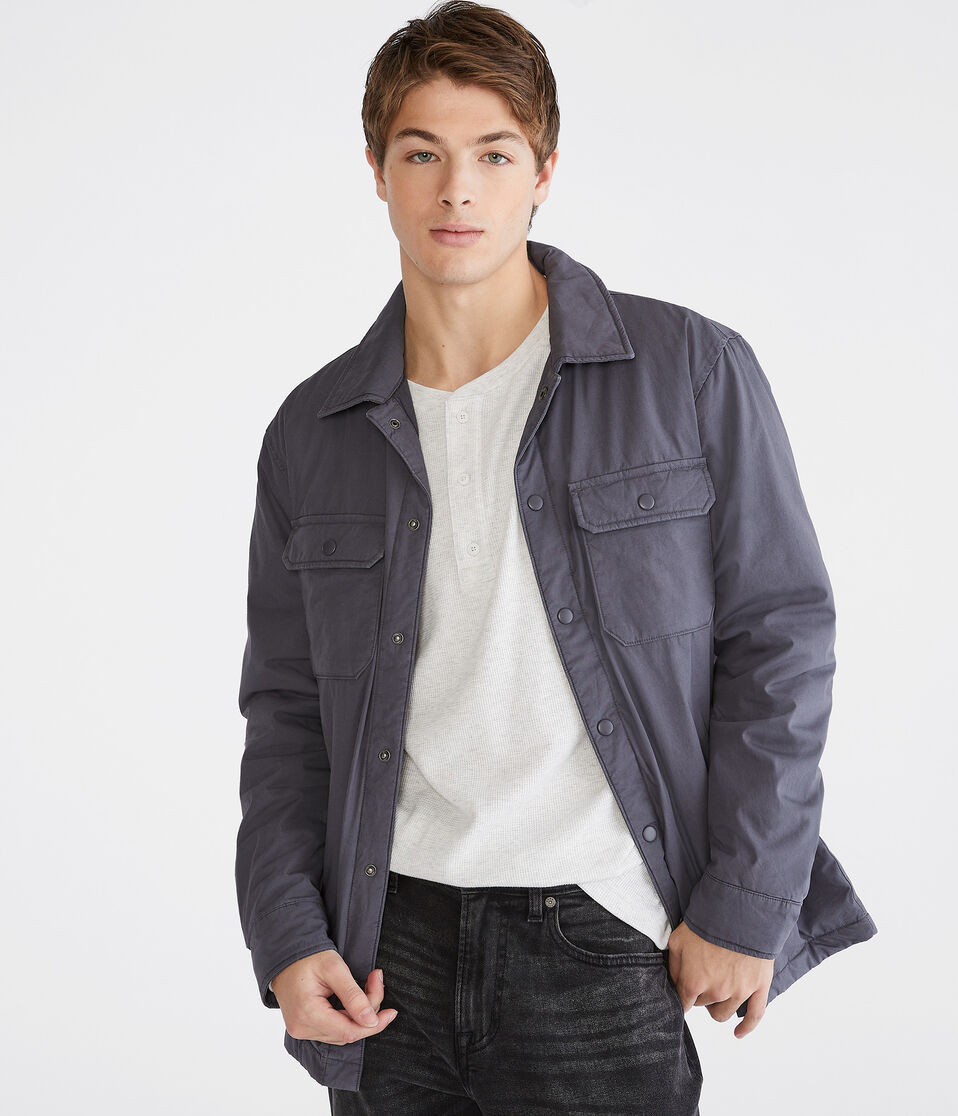 Solid Cotton Shacket