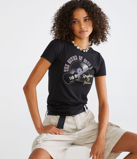 Sound Of Soul Glitter Graphic Tee