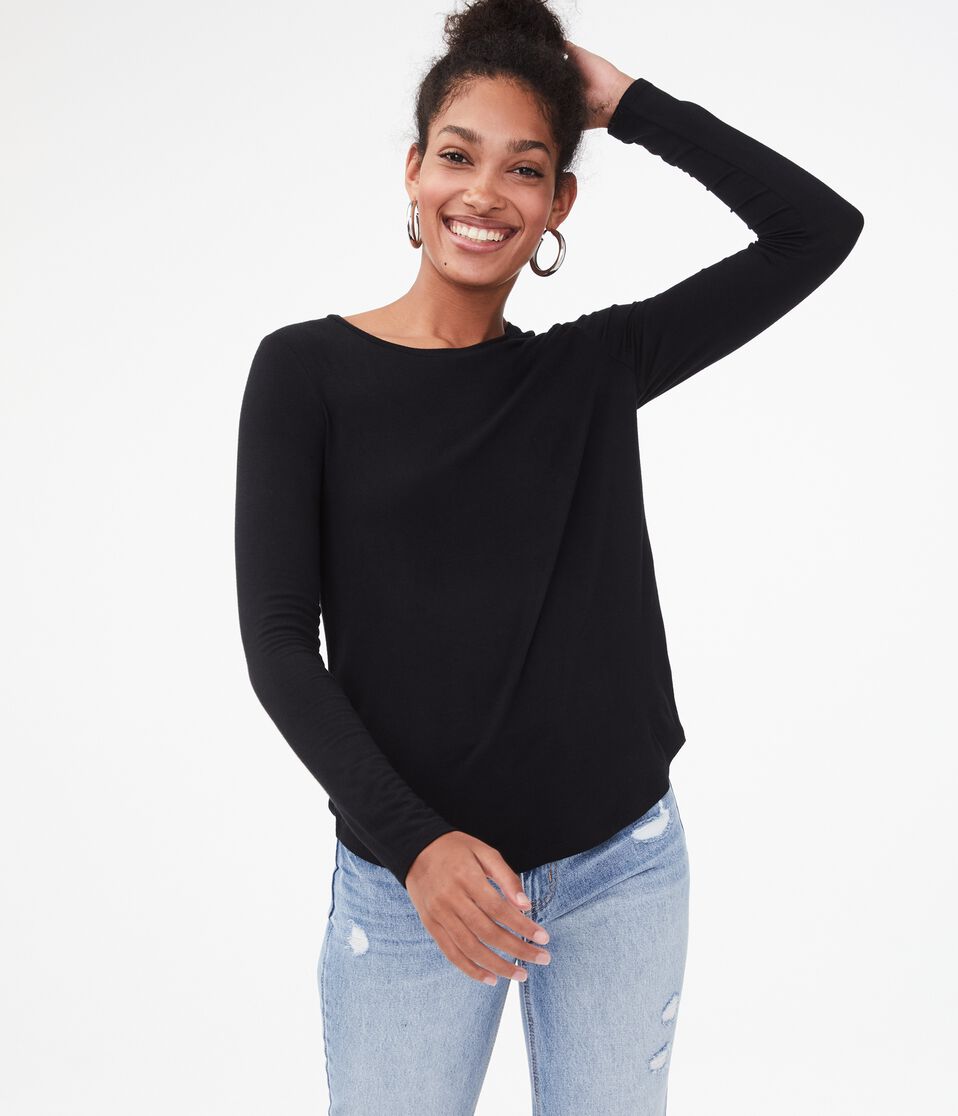 Long Sleeve Seriously Soft Crew Tee