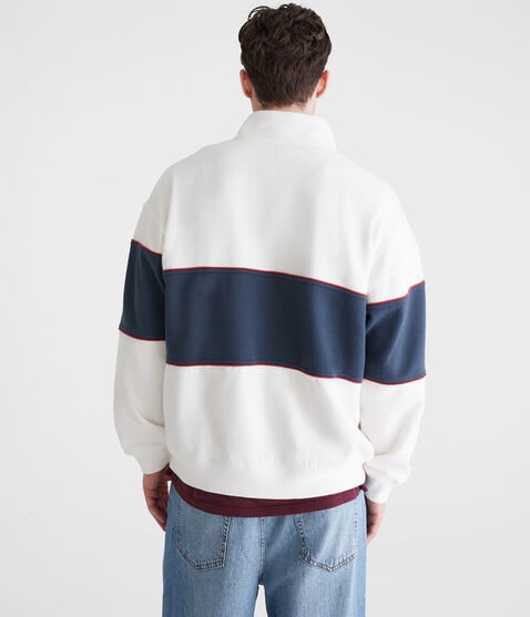 Cloud Soft Salt Lake City Colorblocked Quarter-Zip Sweatshirt Cloud Soft Salt Lake City Colorblocked Quarter-Zip Sweatshirt