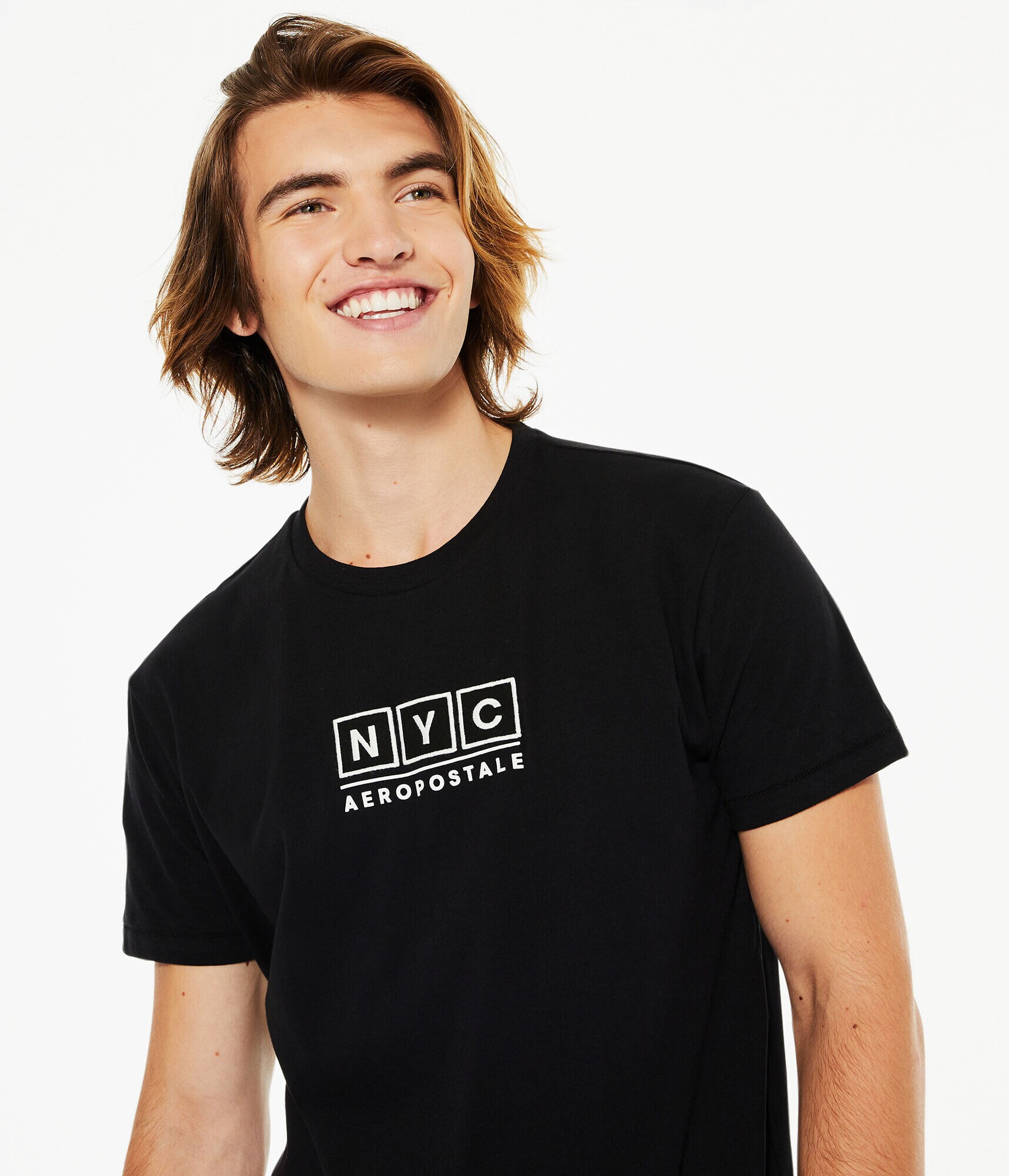 NYC Block Box Logo Graphic Tee