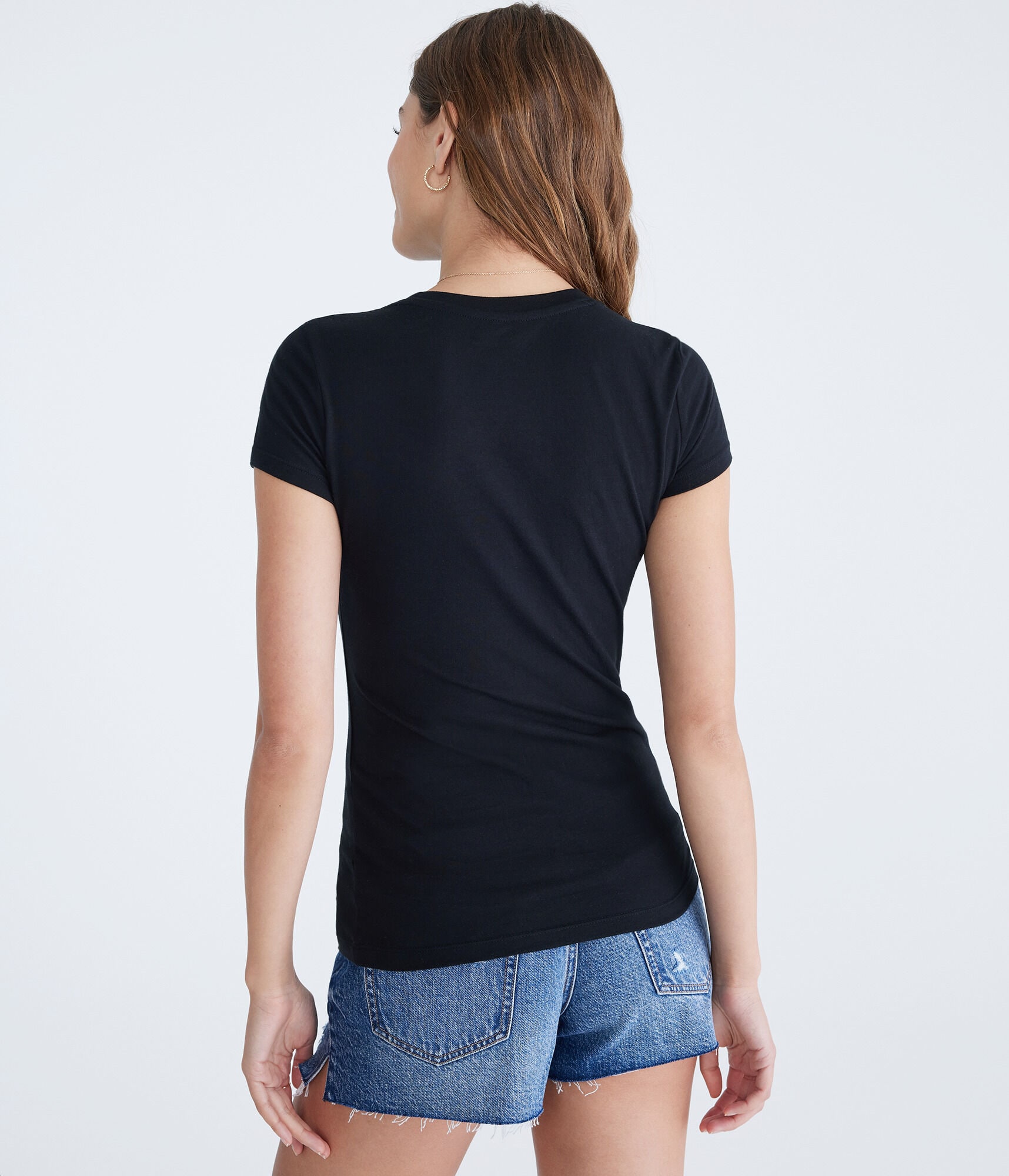Aeropostale Butterfly Foil Graphic Tee
