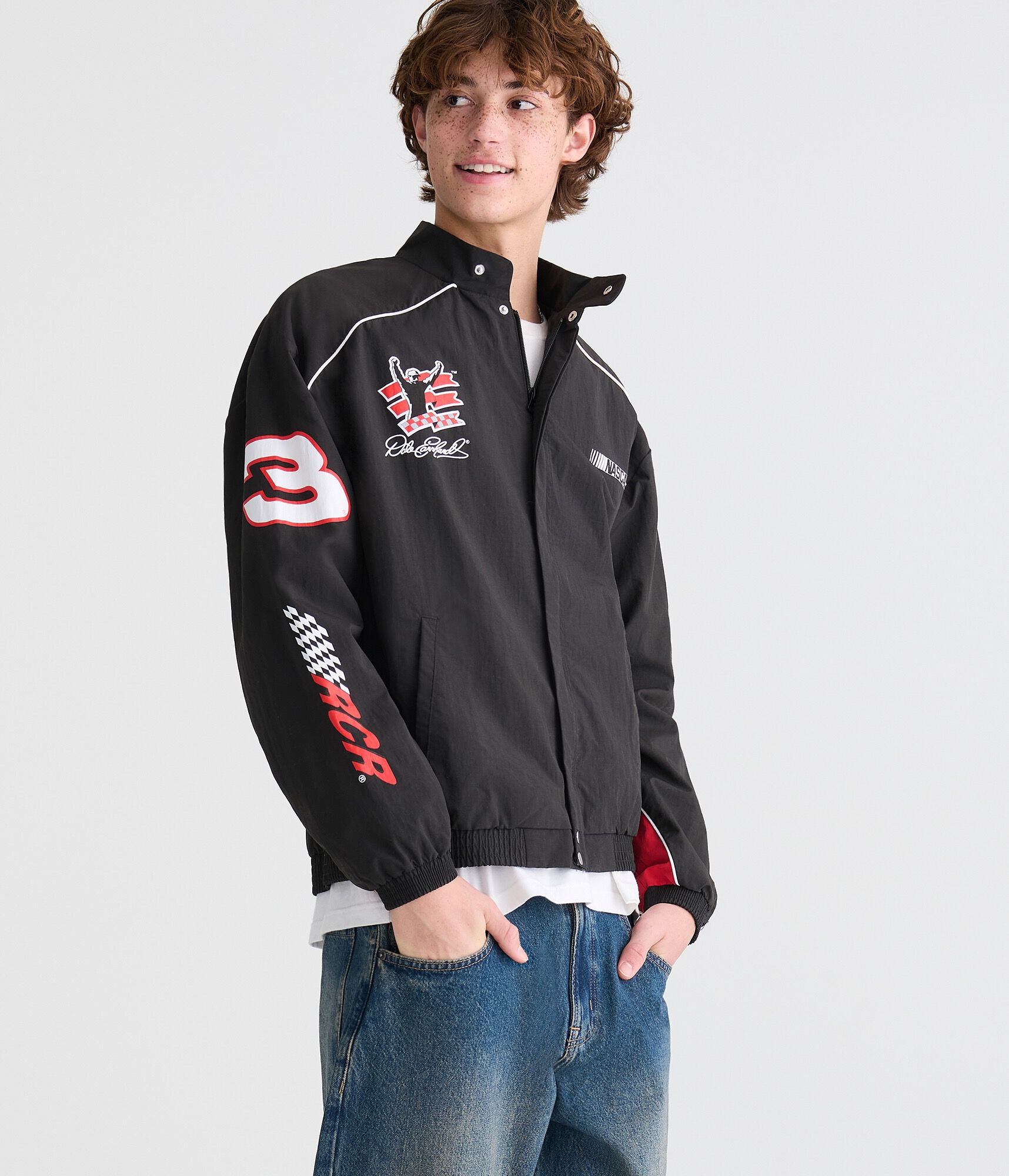 NASCAR Dale Earnhardt Full-Zip Track Jacket