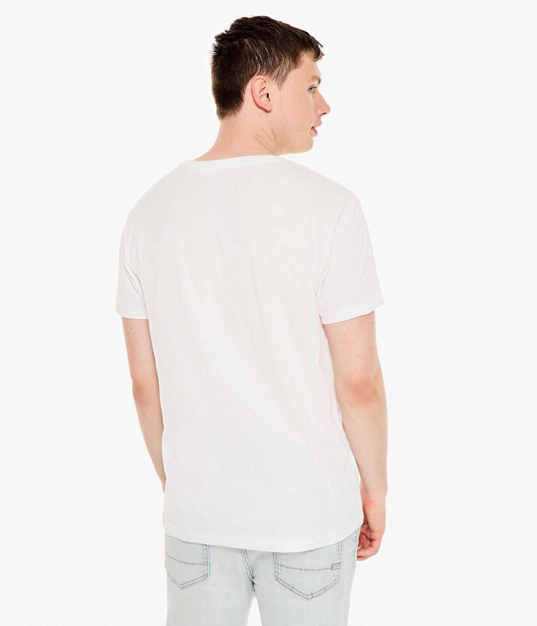 Aero New York Box Logo Graphic Tee