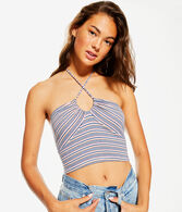 Striped Multiway Crop Top