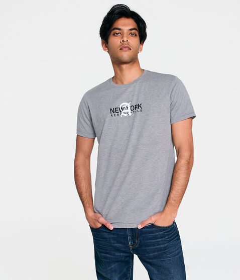 New York Letter A Graphic Tee New York Letter A Graphic Tee