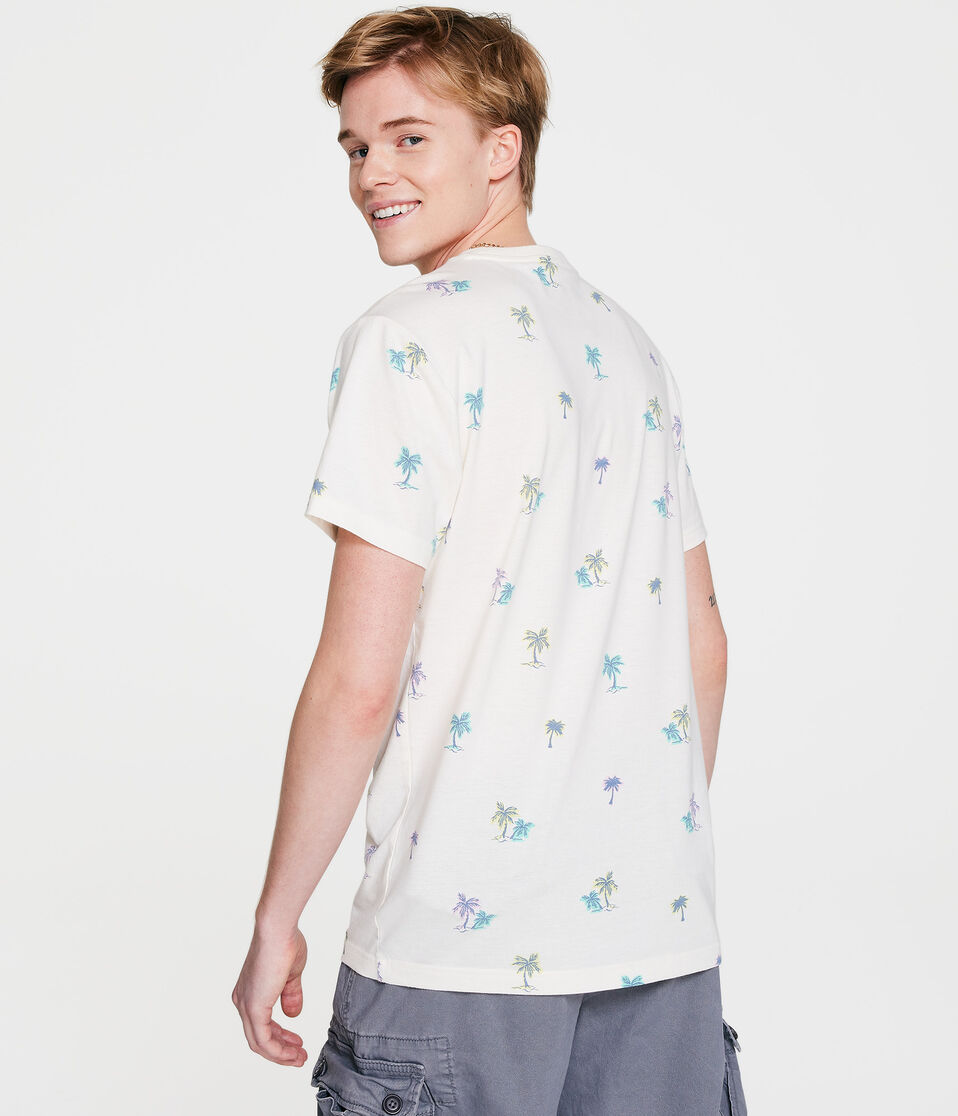 Palm Tree Print Graphic Tee