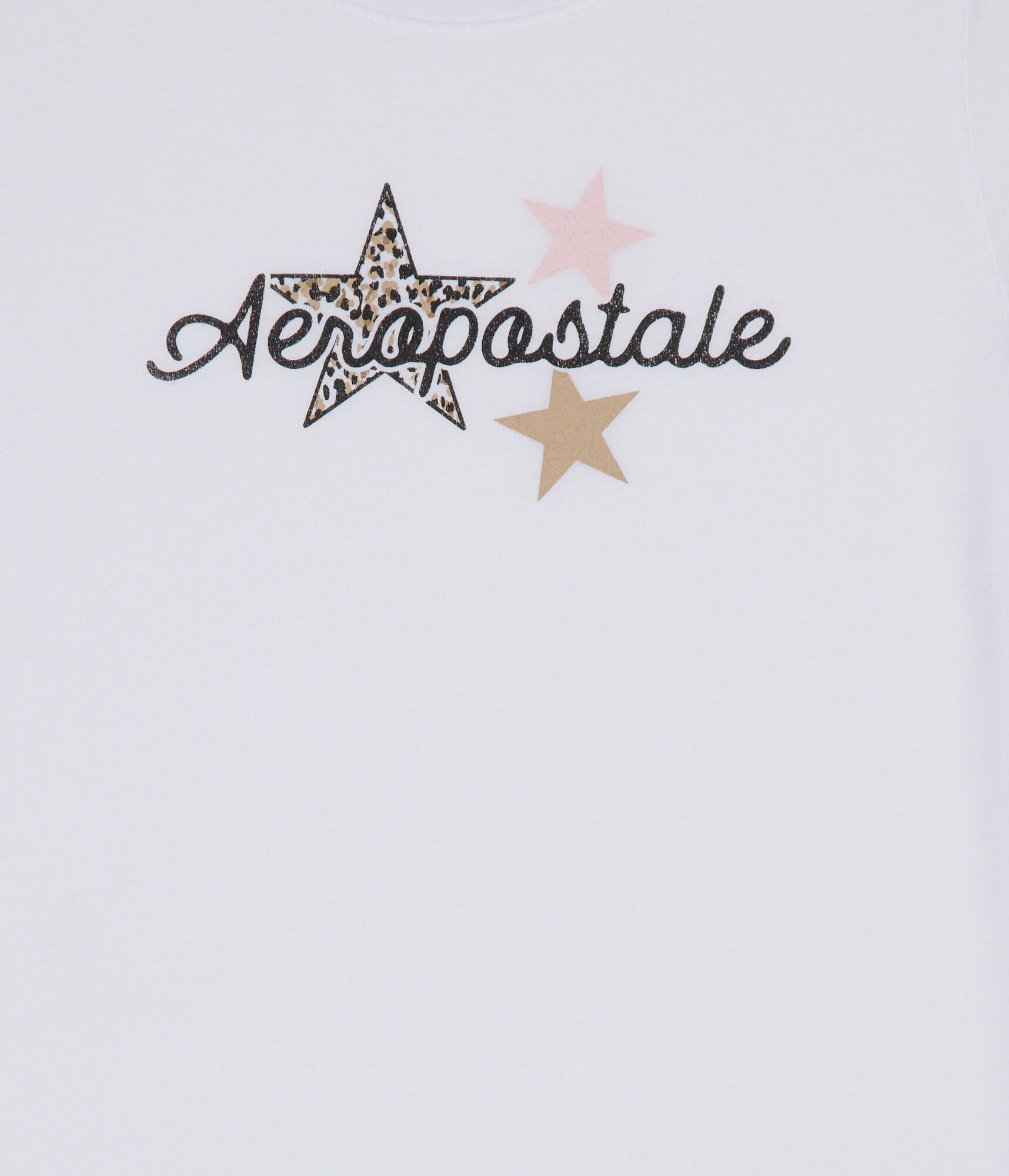 Aeropostale Leopard Star Graphic Tee