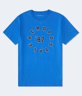 Aeropostale 87 Circle Appliqué Graphic Tee