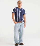 Aero Vertical Stripe Graphic Tee