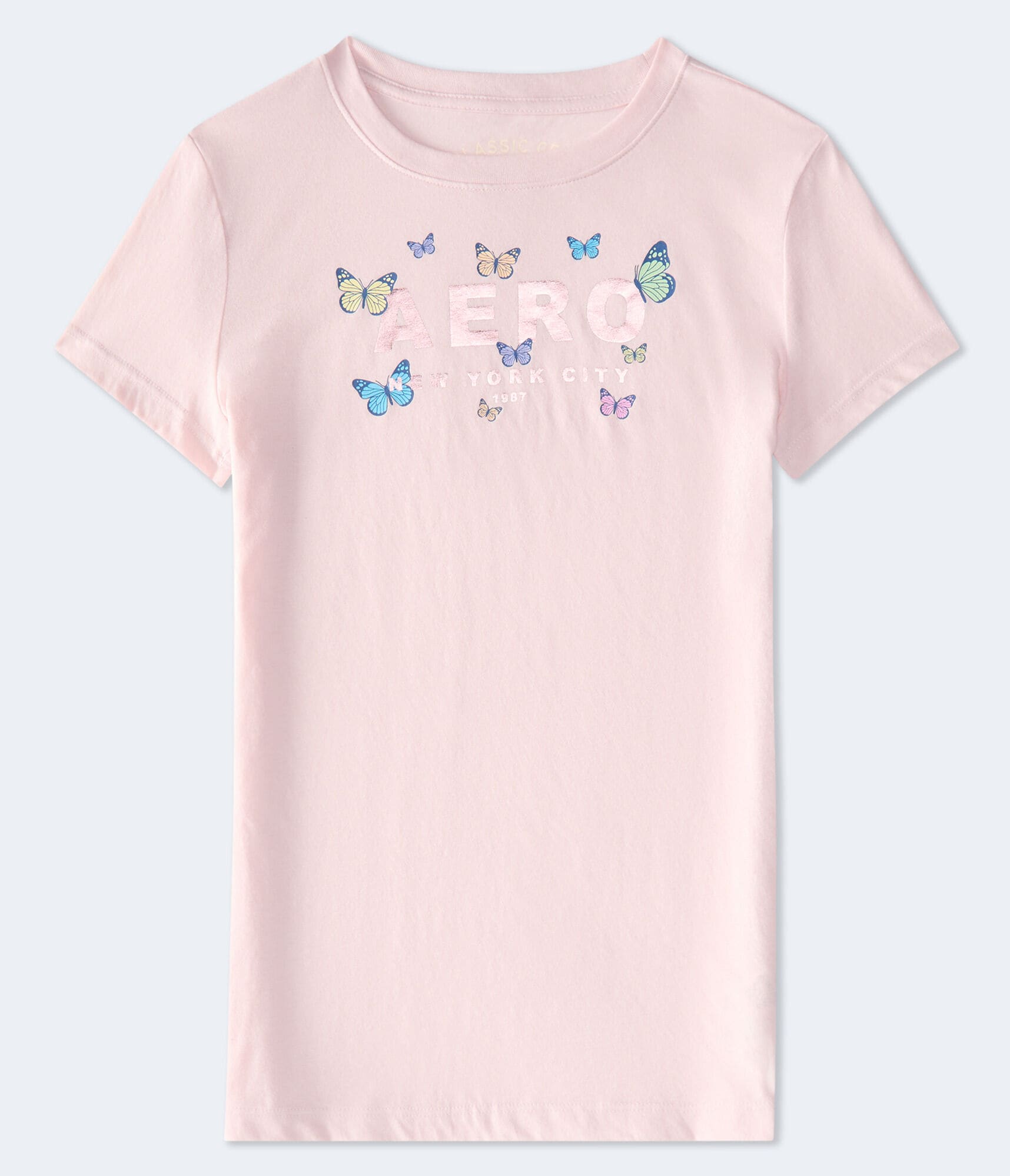 Aero Butterflies Foil Graphic Tee