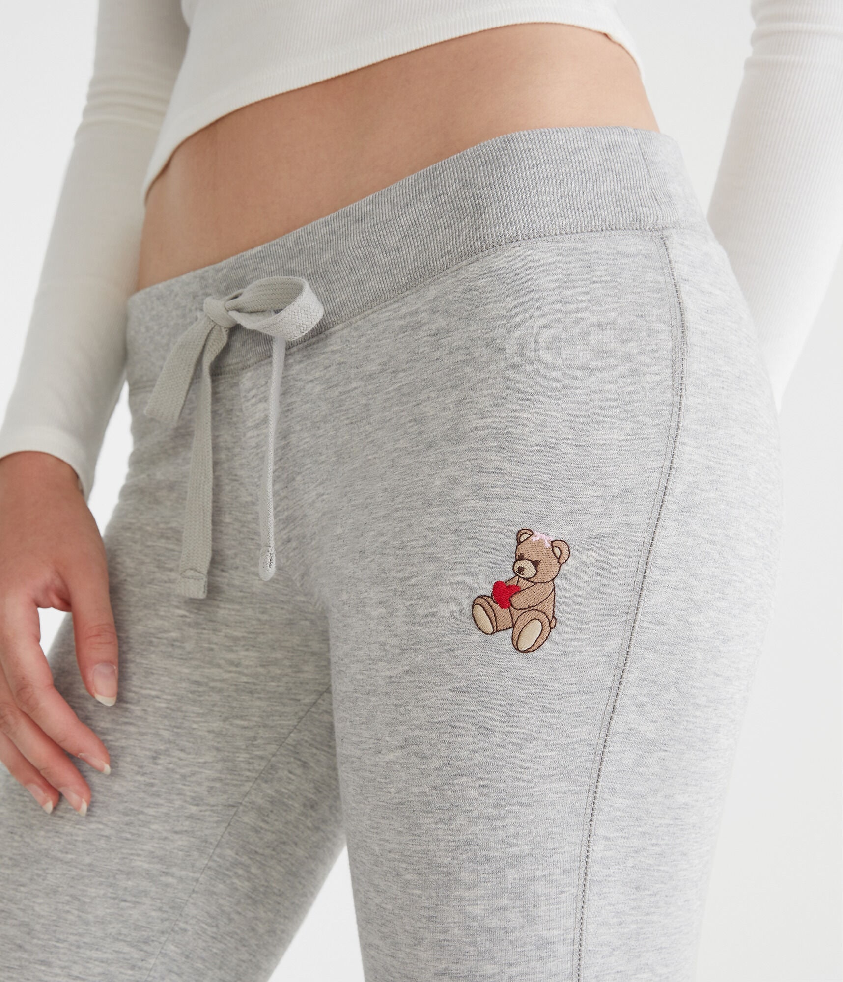 Teddy Bear Fit & Flare Sweatpants