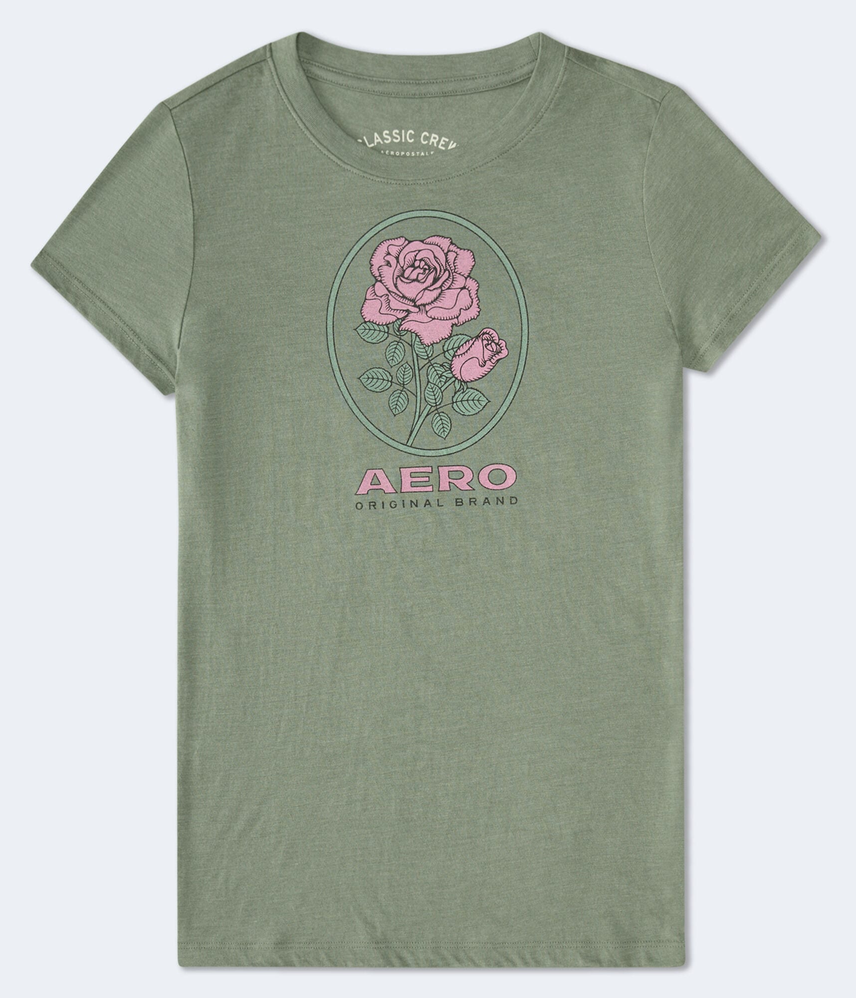 Aero Circle Floral Graphic Tee