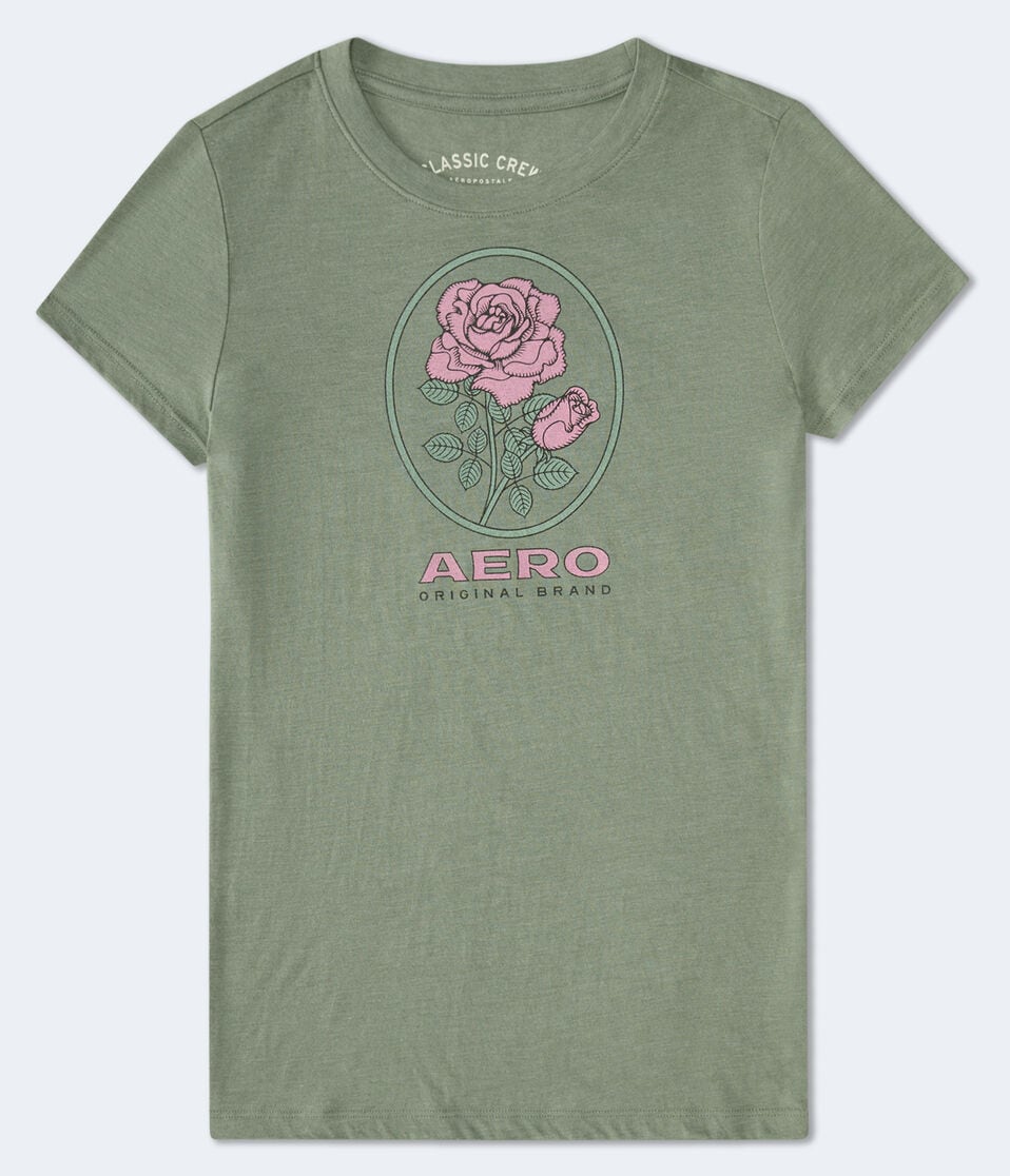 Aero Circle Floral Graphic Tee