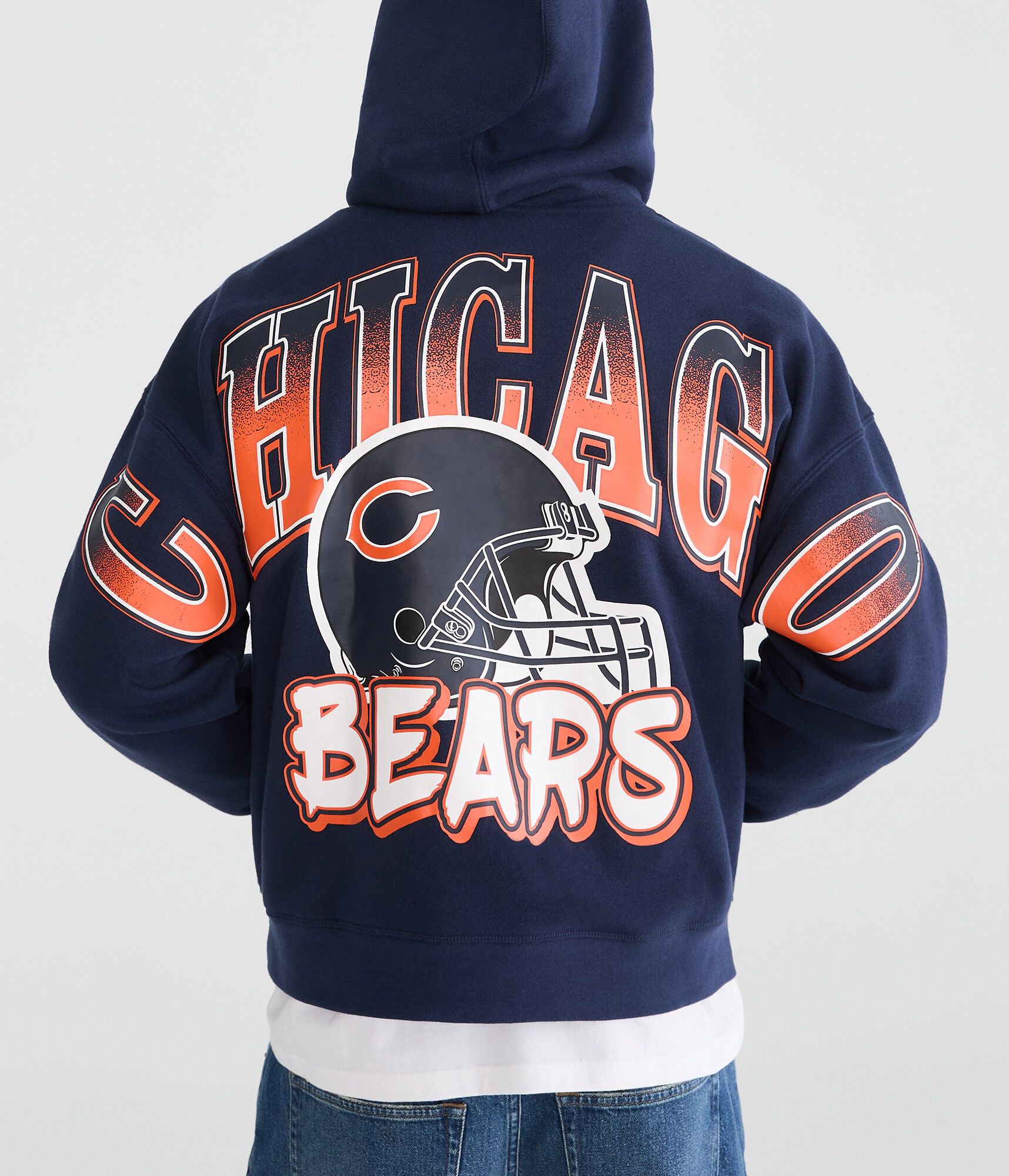 Chicago Bears Helmet Pullover Hoodie