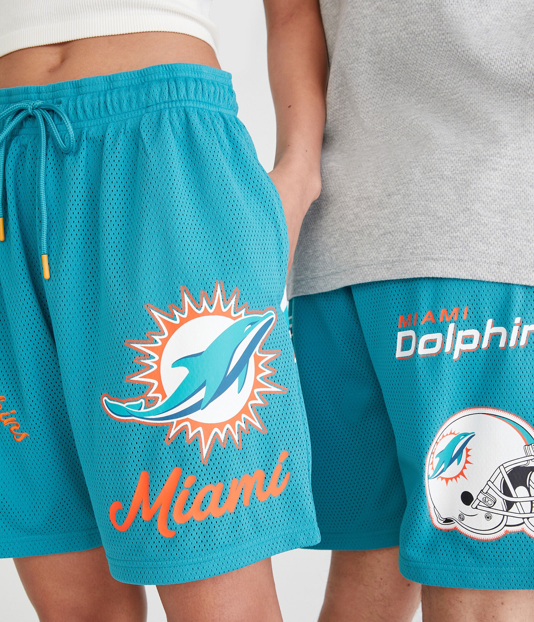Miami Dolphins Mesh Shorts 6"