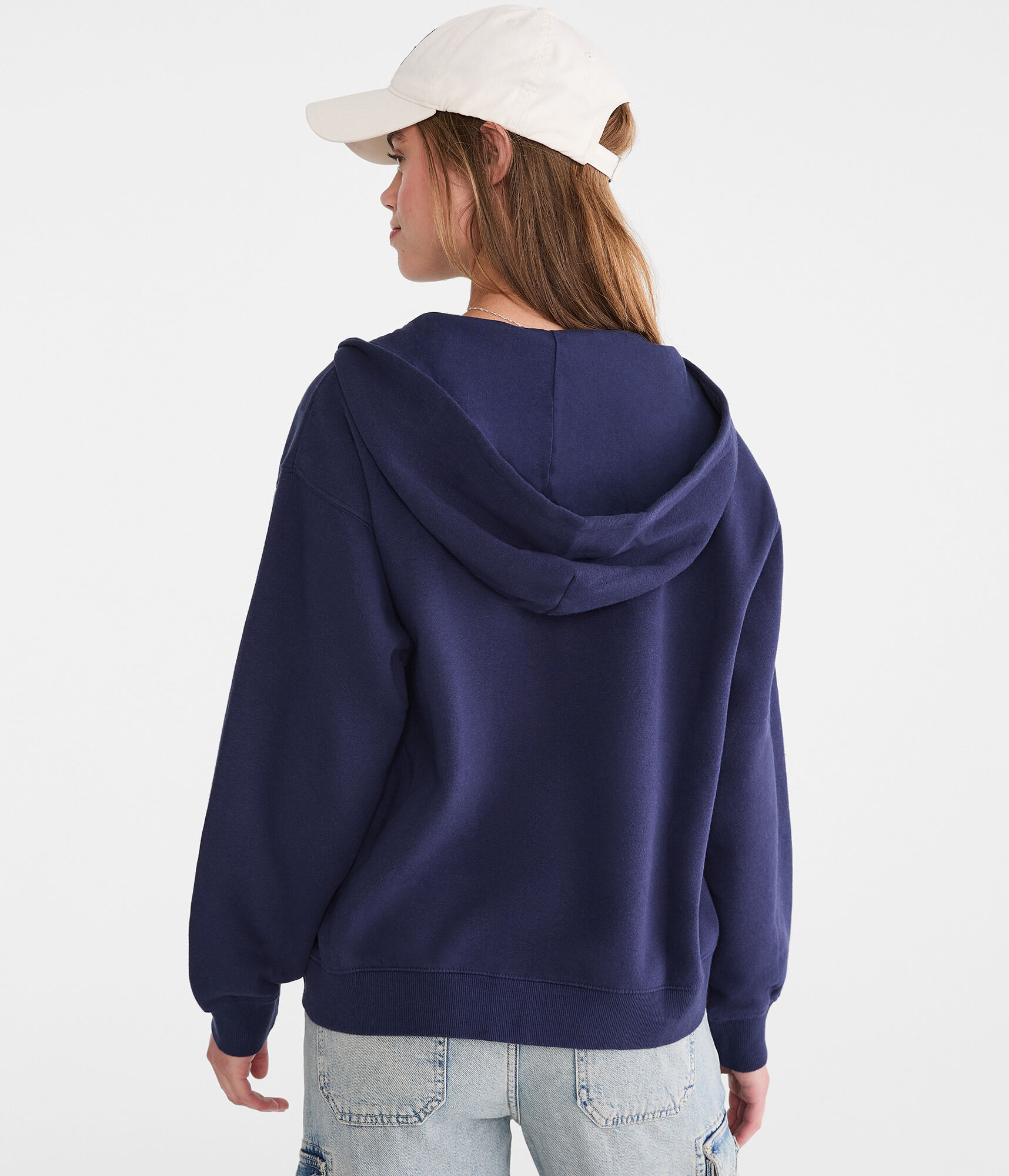 Cloud Soft Oversized Full-Zip Hoodie